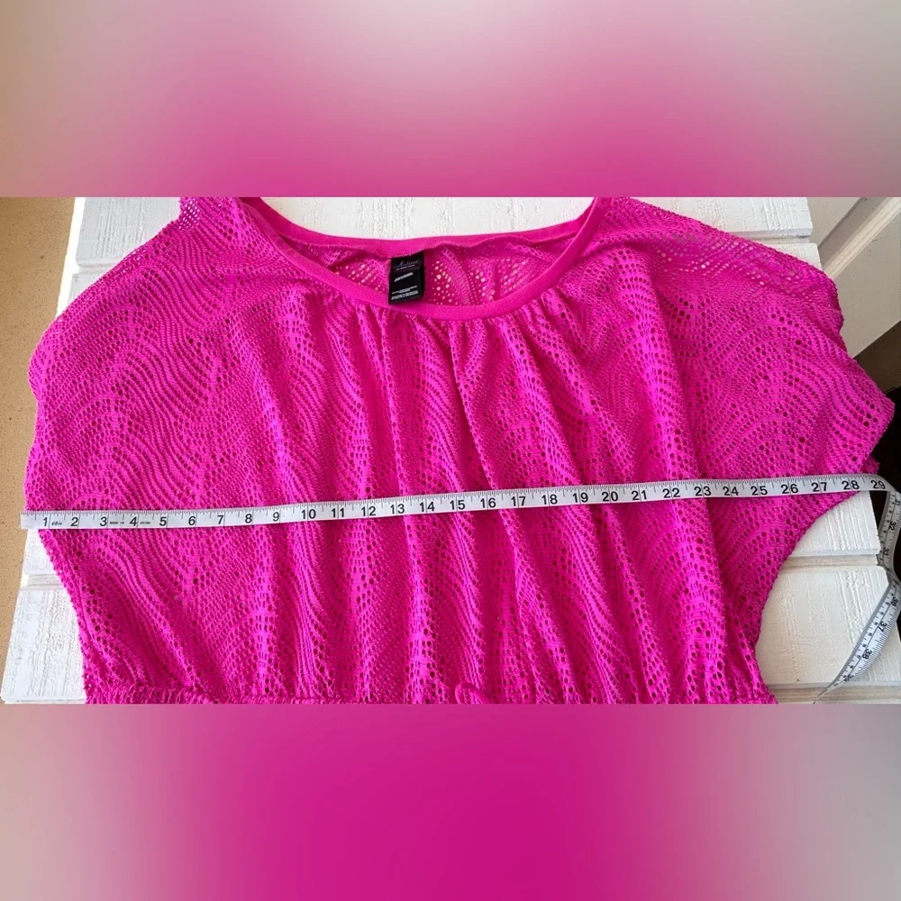 Catalina Brand Swimsuit Cover Up‎ Scoop Neck Elastic Waist Size 3X (22W-24W)